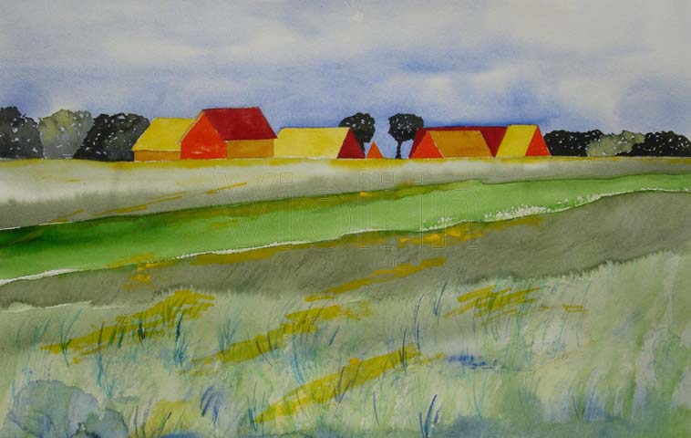 Huisjes in Normandië